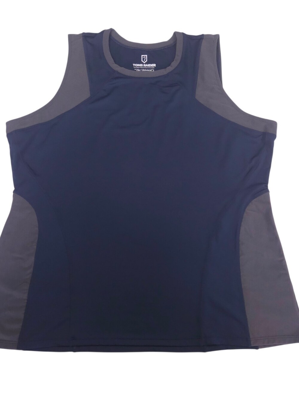 Tomb Raider By Her Universe Navy Tank with Gray Trim
